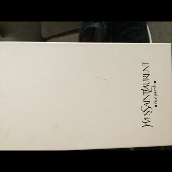 YSL Navy Denim Mid Tops - Picture 6 of 8